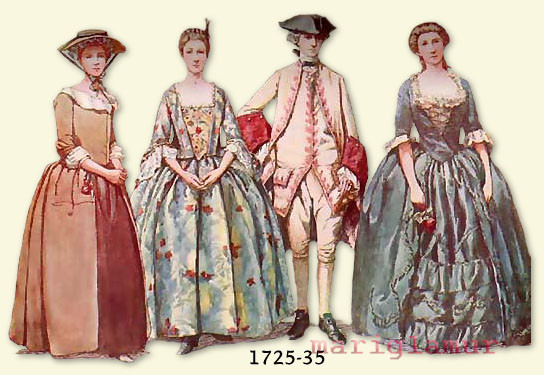 silkgown1725-1735-suit1740-gown1740