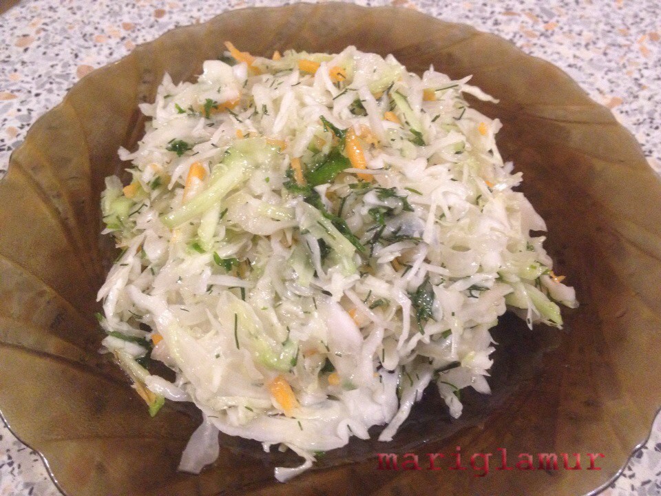 fresh cabbage salad