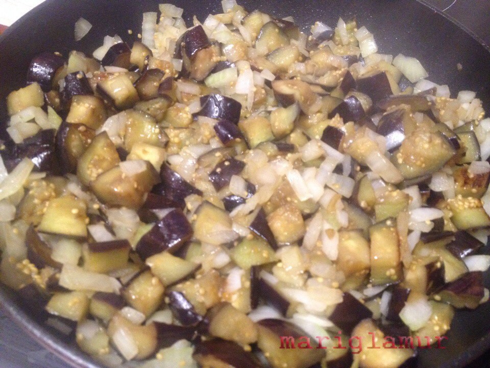 eggplant with onions